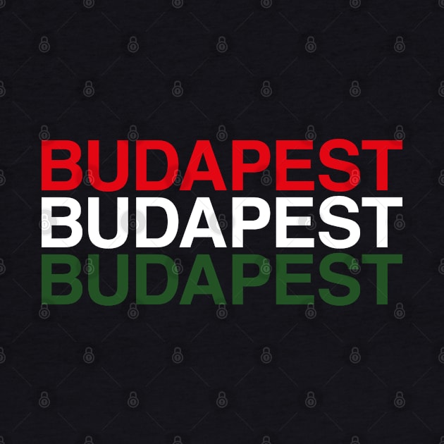 BUDAPEST Hungarian Flag by eyesblau